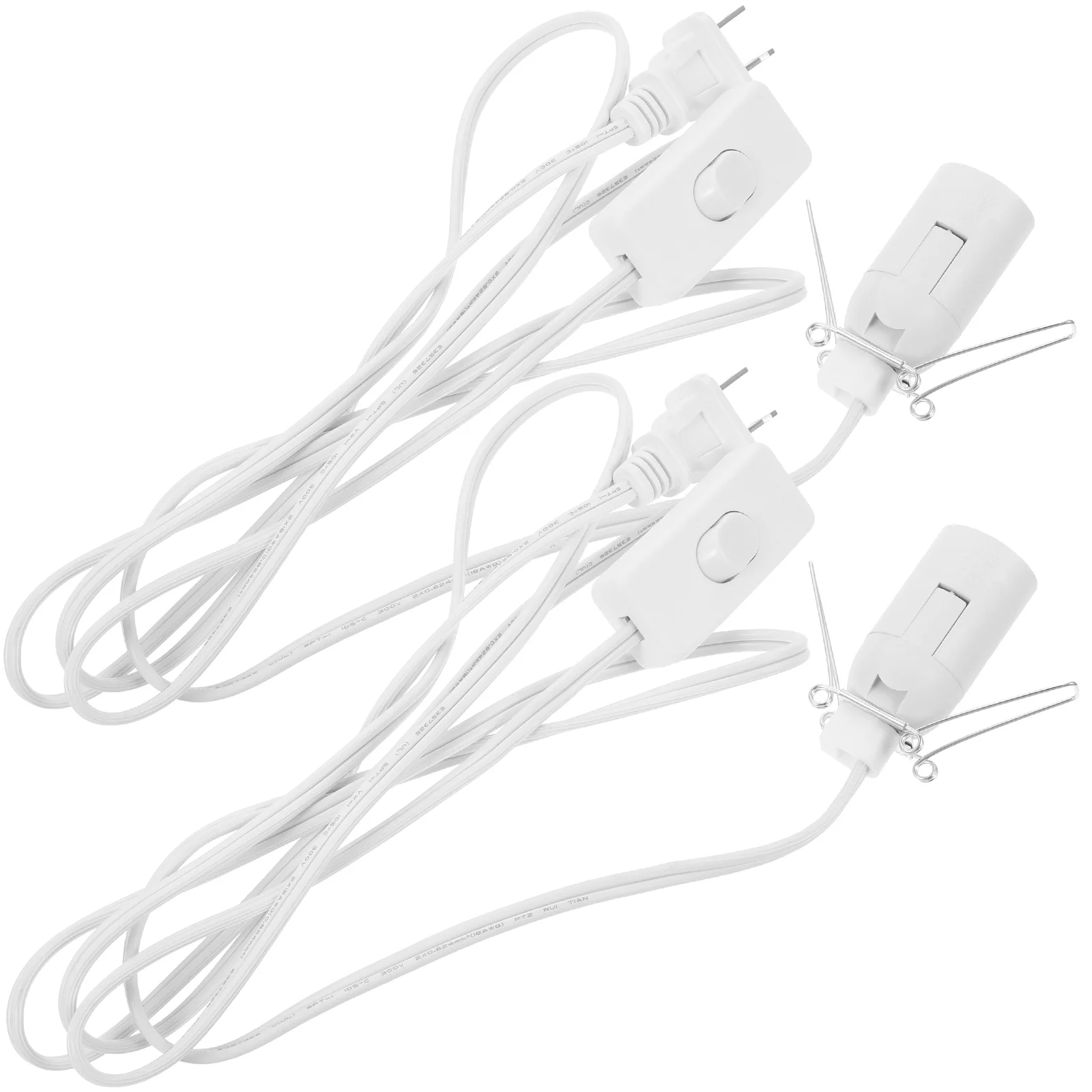 2pcs Cord Replacement E12 Base Power Cord Cable With Us Plug 
2pcs Cord Replacement E12 Base Power Cord Cable With Us Plug