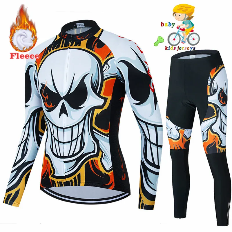SALEXO Kids Fleece Cycling Clothing Winter Kids Keep Warm Jersey Set Long Sleeve Clothes Suit MTB Children's Cycling Wear
SALEXO Kids Fleece Cycling Clothing Winter Kids Keep Warm Jersey Set Long Sleeve Clothes Suit MTB Children's Cycling Wear
