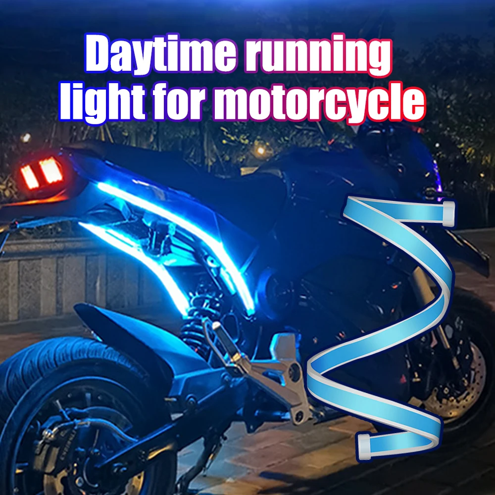 MIHAZ 2pcs LED Daytime Running Light Strip For Motorcycle Universal DRL Driving Turn Signal Lights Auto Sequential Headlight 12V
MIHAZ 2pcs LED Daytime Running Light Strip For Motorcycle Universal DRL Driving Turn Signal Lights Auto Sequential Headlight 12V