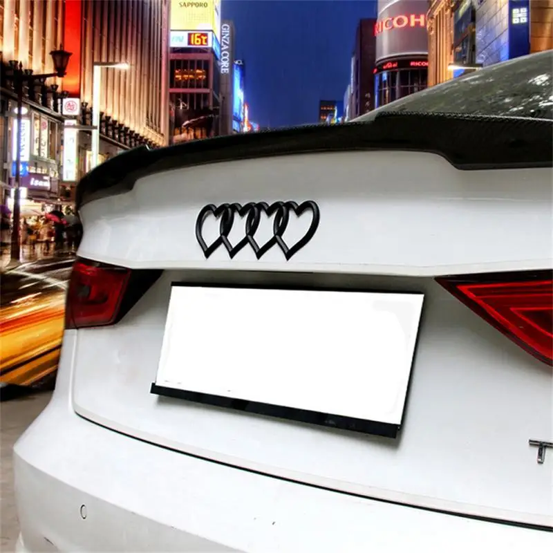 

Наклейка с логотипом в виде сердца для заднего багажника, значок, эмблема, наклейка для замены автомобильных аксессуаров V4M3