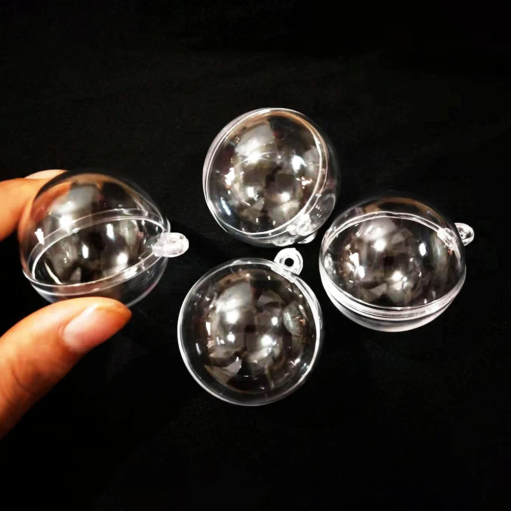 20pcs 5cm Plastic Hollow Ball Transparent Craft Fillable Ball Plastic Home Decor Wedding Garden Tree Hanging Decoration
20pcs 5cm Plastic Hollow Ball Transparent Craft Fillable Ball Plastic Home Decor Wedding Garden Tree Hanging Decoration