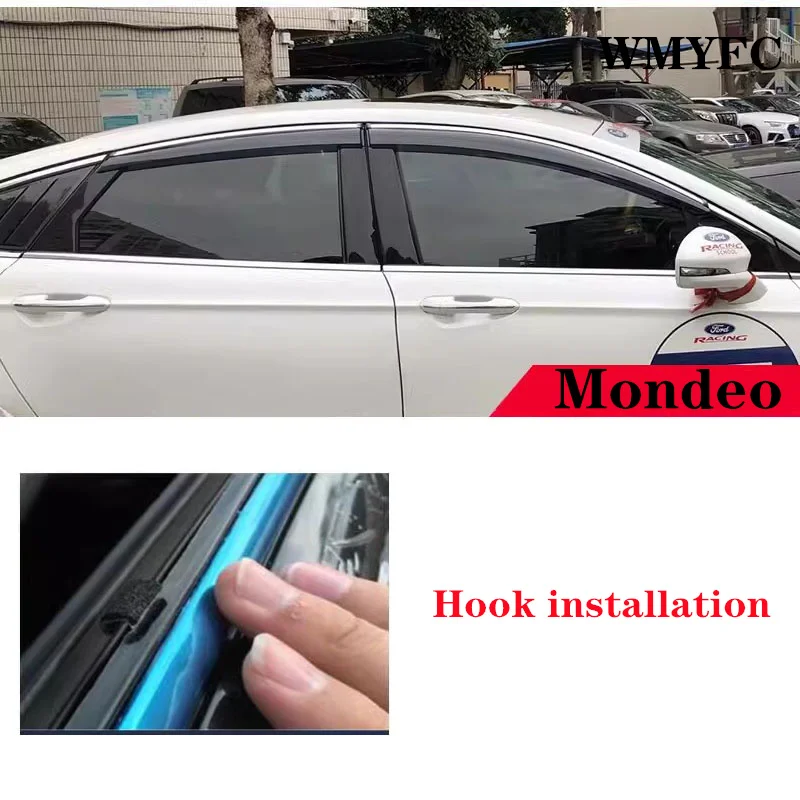 Deflectors for Ford Mondeo sedan MK5 2013-2021 Accessories Car Side Windows Visors Rain Eyebrow Guard Sun Visor Awning Trim
Deflectors for Ford Mondeo sedan MK5 2013-2021 Accessories Car Side Windows Visors Rain Eyebrow Guard Sun Visor Awning Trim
