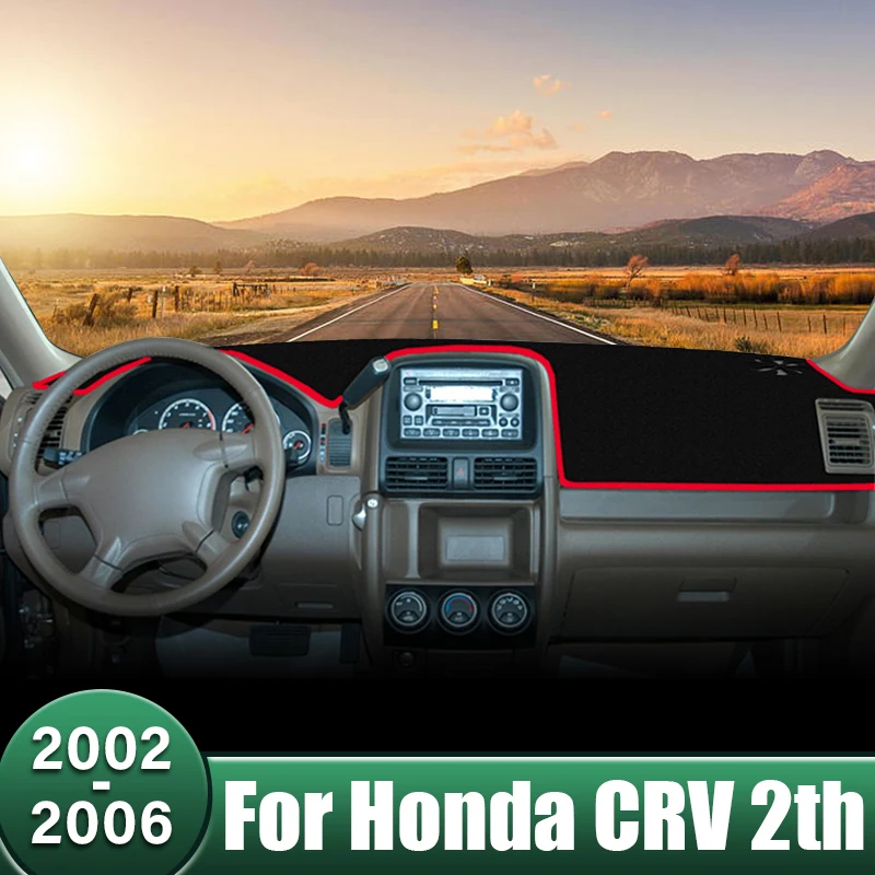 

Car Dashboard Mat Avoid Light Sun Shade Pad Cover Anti-UV Carpets Accessory For Honda CR-V CRV CR V 2th 2002 2003 2004 2005 2006