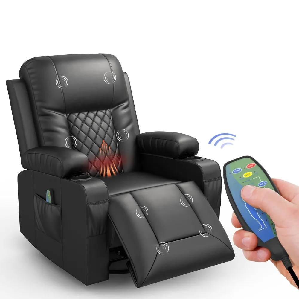 2024 New Recliner Chairs for Adults, Massage Rocker with Heated, 360 Degree Swivel Single Sofa Seat
2024 New Recliner Chairs for Adults, Massage Rocker with Heated, 360 Degree Swivel Single Sofa Seat