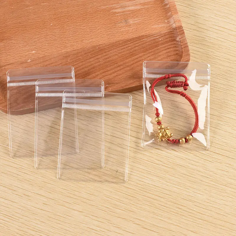 

10pcs Transparent Jewelry Self Sealing Pouch Opp Bag Plastic Storage Bags For Jewelry Retail Display Package Bag 10 Size