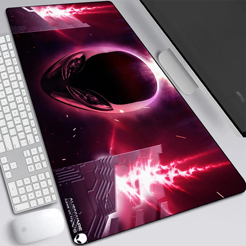 

Xxl Mouse Pad Alien Extended Desk Mats Gamer Moused Mousepad Anime Animes Deskpad Speed Mat Large Playmat Free Shipping Gaming