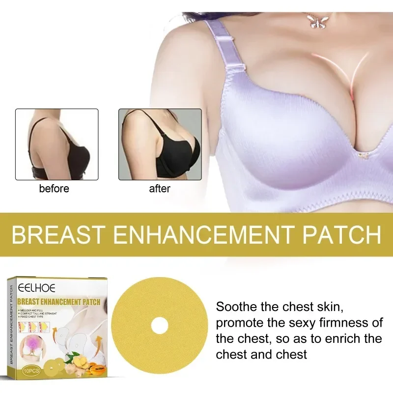 

Sdatter 10Pcs Secret Anti-sagging Breast Lifter Enhancer Patch Chest Enhancement Pads Augmentation Firming Bust Treatment Liftin