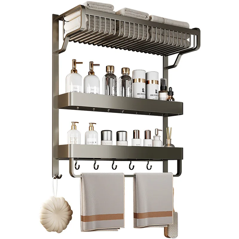 Towel Rack Toilet Rack Punch Free Wall Mounted Bathroom Suit Space Aluminum Towel Rack Bathroom Accessories Organizer Kitchen
Towel Rack Toilet Rack Punch Free Wall Mounted Bathroom Suit Space Aluminum Towel Rack Bathroom Accessories Organizer Kitchen