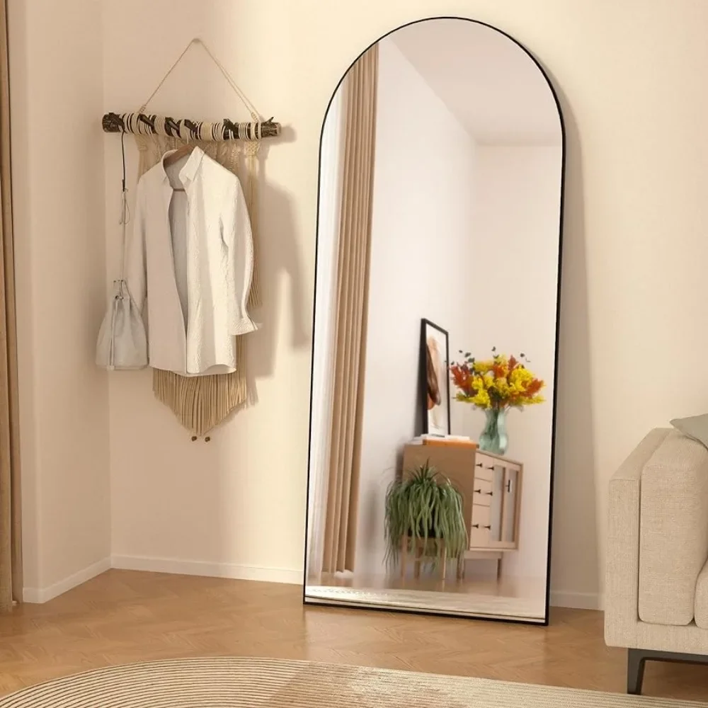 

Inch Arch Full Length Mirror, Modern Design Standing Floor Mirrors,Body for Living Room, Bedroom, Bathroom, Cloakroom, Hallway