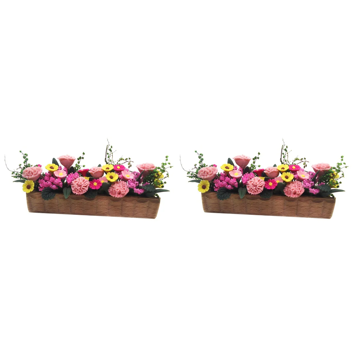 2 Pieces House Wooden Potted Flower Fairy Garden Ornament Miniatures Box Decor Dollhouse Small Cactus Pots
2 Pieces House Wooden Potted Flower Fairy Garden Ornament Miniatures Box Decor Dollhouse Small Cactus Pots