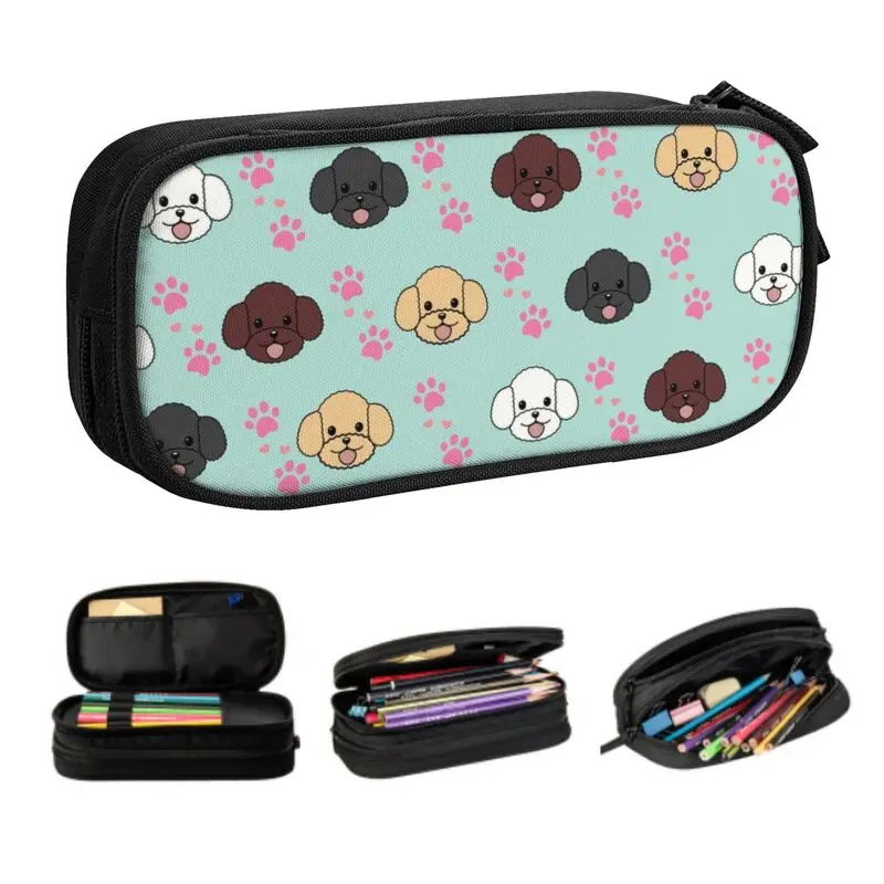 Customized Poodle Love Kawaii Pencil Case Girls Boys Large Capacity Cute Dog Pattern Pencil Pouch Students Stationery
Customized Poodle Love Kawaii Pencil Case Girls Boys Large Capacity Cute Dog Pattern Pencil Pouch Students Stationery