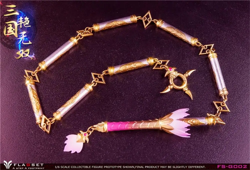 FLAGSET FS-G002 Scale 1/6 Three Kingdoms Yan Wushuang Beauty Diao Chan Weapon Whip Battle Model For Body Action Collectable
FLAGSET FS-G002 Scale 1/6 Three Kingdoms Yan Wushuang Beauty Diao Chan Weapon Whip Battle Model For Body Action Collectable