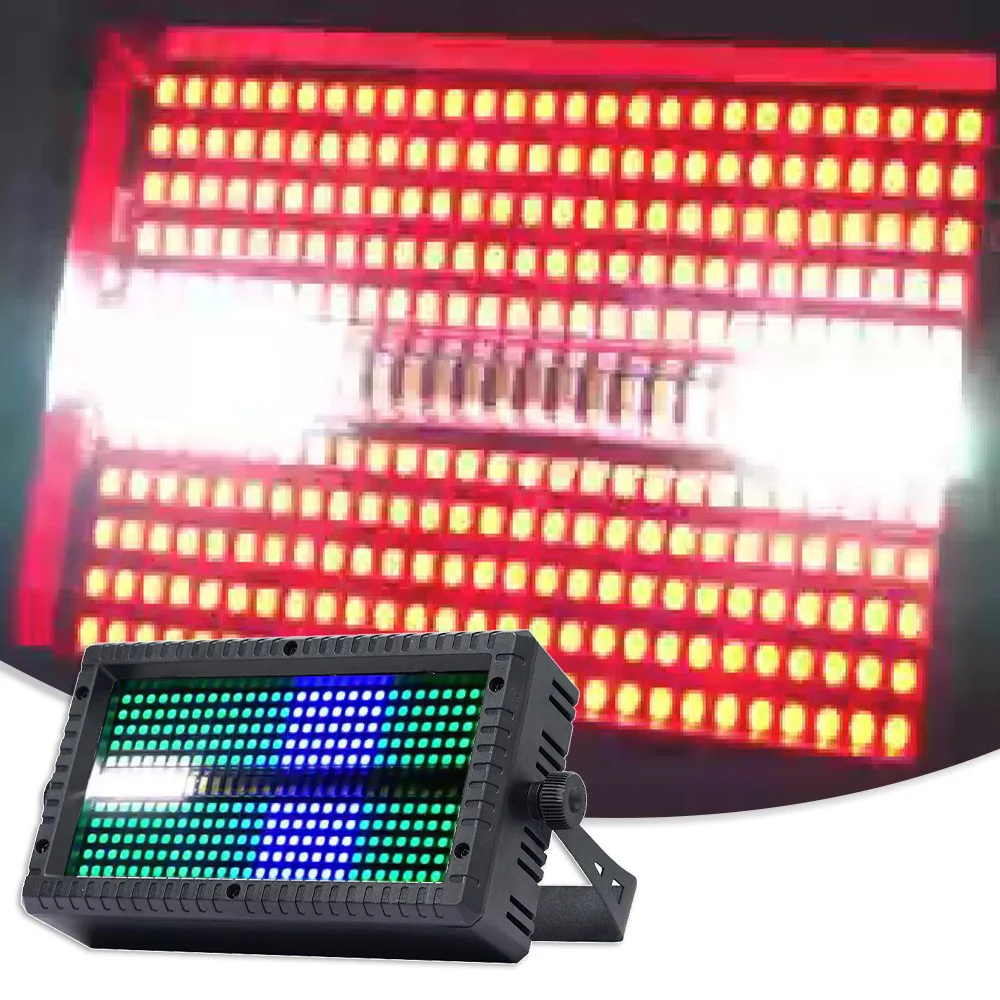 

MINI Strobe RGB LED 8+4 Segements Horse Racing Home Party DMX Control Wedding Christmas Dj Disco Dance Wash Effect Lamp