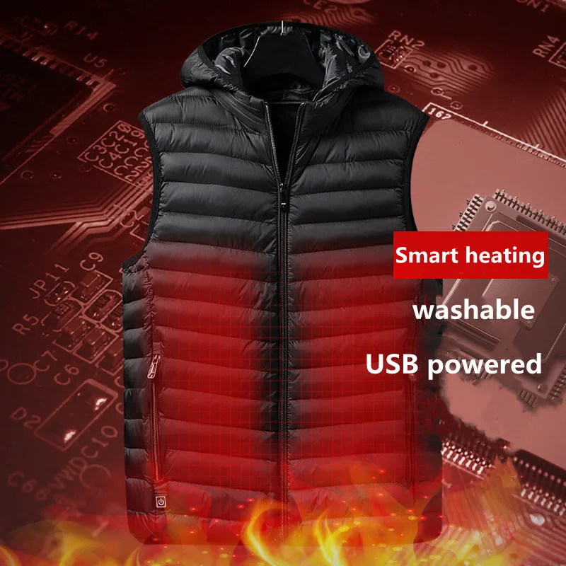 Heated Vest Men Women Usb Heated Jacket Heating Vest Thermal Clothing Hunting Vest Winter Heating Jacket Black S-6XL
Heated Vest Men Women Usb Heated Jacket Heating Vest Thermal Clothing Hunting Vest Winter Heating Jacket Black S-6XL