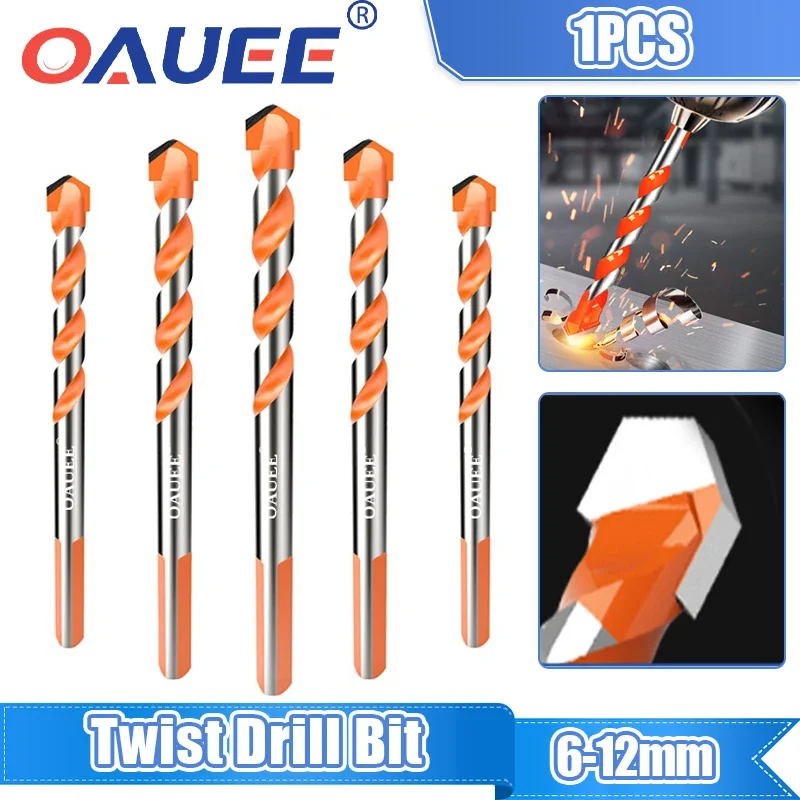 

6-12mm Multifunctional Triangle Drill Bit Diamond Drill Set Ceramic Tile Concrete Brick Wood Glass Punching Hole Saw Metal Dril