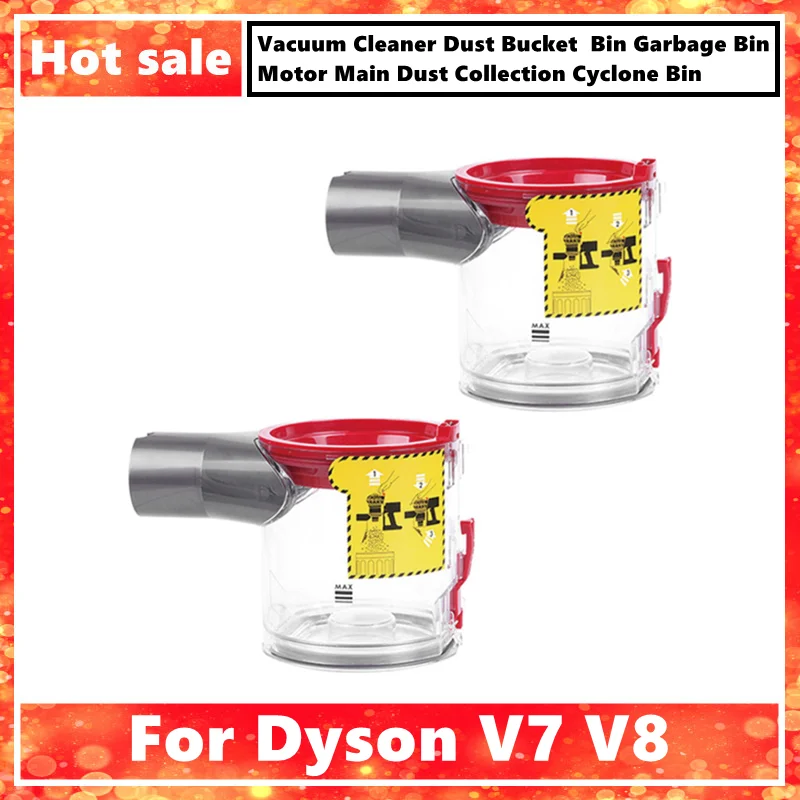 For Dyson V7 V8 Vacuum Cleaner Dust Bucket Bin Garbage Bin Motor Main Dust Collection Cyclone Bin
For Dyson V7 V8 Vacuum Cleaner Dust Bucket Bin Garbage Bin Motor Main Dust Collection Cyclone Bin