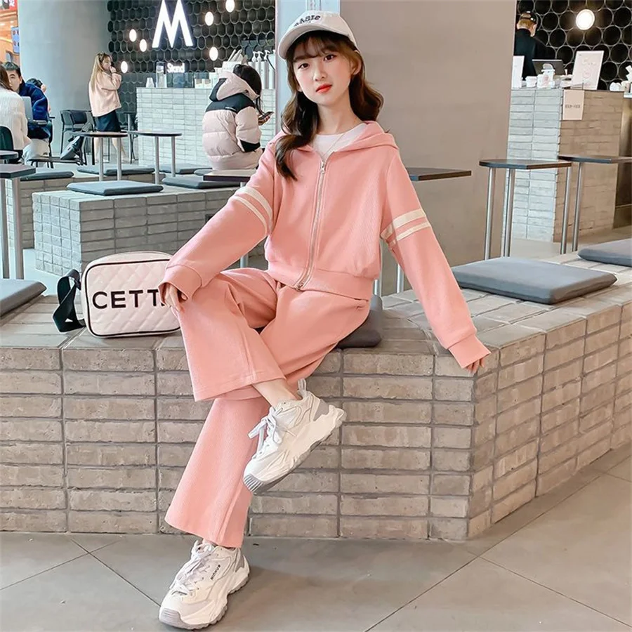 New Autumn Winter Teenager Girls Clothes Set Hooded Sweatshirt + Pants Outifts Kids Tracksuit Suit 2pc child 8 9 10 11 12 Years
New Autumn Winter Teenager Girls Clothes Set Hooded Sweatshirt + Pants Outifts Kids Tracksuit Suit 2pc child 8 9 10 11 12 Years