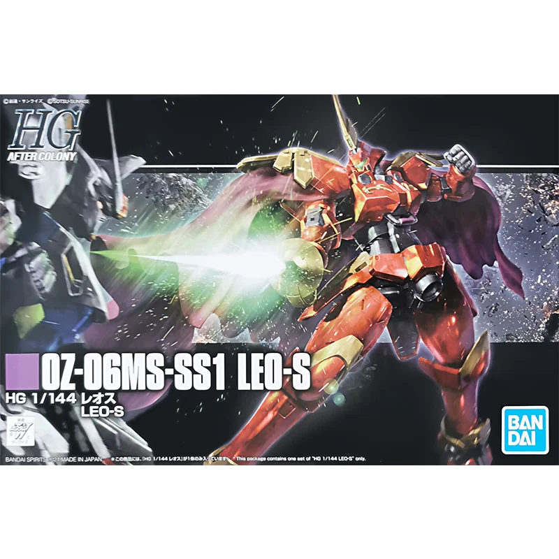 

Bandai Original HGAC 1/144 OZ-06MS-SS1 LEO-S Gundam Model Kit Anime Figure Action Figures Collectible Toys Gifts for Kids