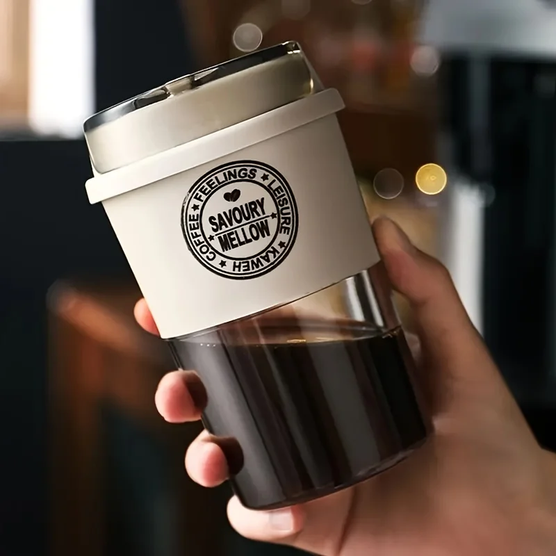 Portable Plastic Coffee Cup, Outdoor Creative Water Cup, European Style, 300ml, 1Pc
Portable Plastic Coffee Cup, Outdoor Creative Water Cup, European Style, 300ml, 1Pc