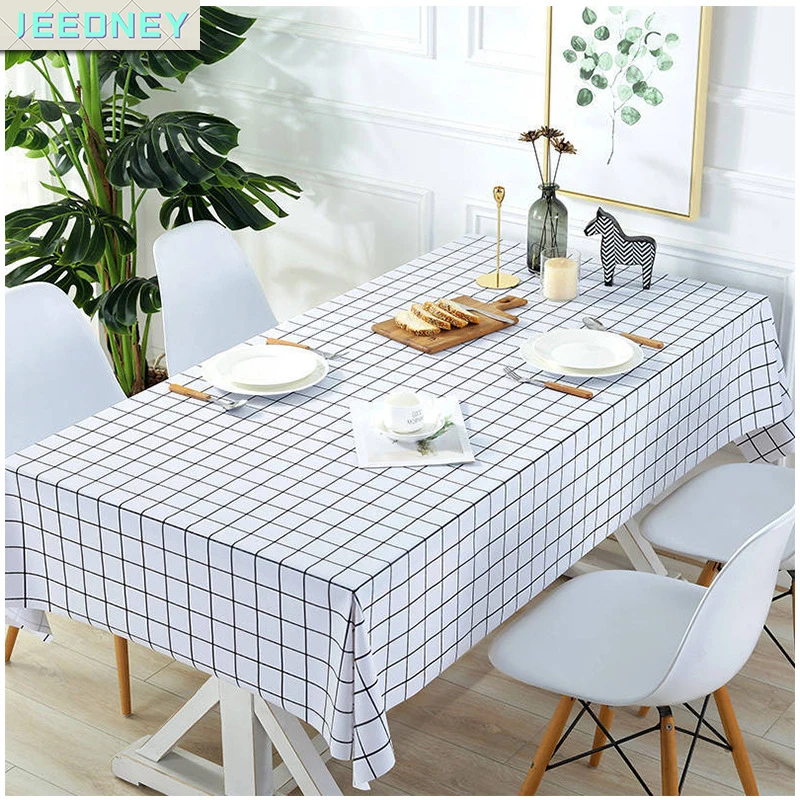 White Rectangle Tablecloth Waterproof Disposable Plastic Table Cloth for Birthday Party Portable Picnic Mat Table Cover Plaid
White Rectangle Tablecloth Waterproof Disposable Plastic Table Cloth for Birthday Party Portable Picnic Mat Table Cover Plaid