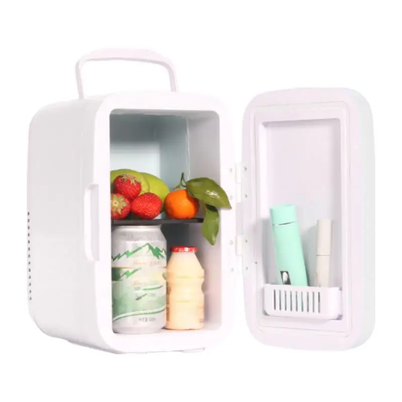 

8L Car Refrigerator Mini Fridge For Bedroom Portable Cooler Refrigerators For Office Fruits Beverages Cooler And Warmer