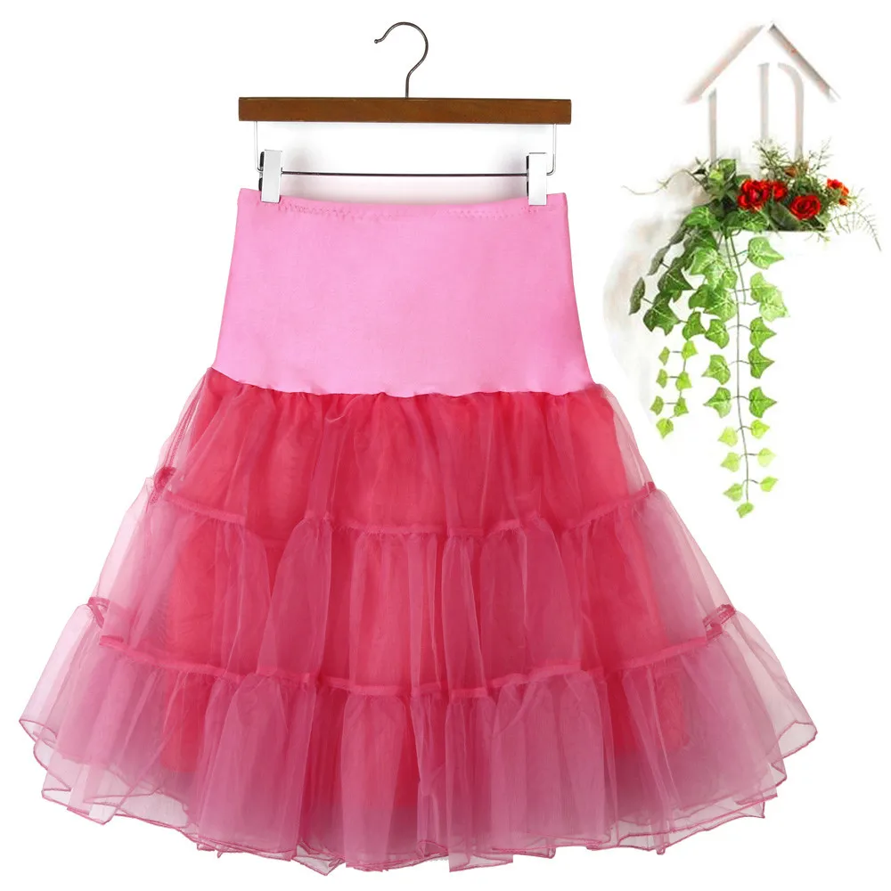 

Women 1950s Chemise Underskirt Vintage Country Rock Tutu Tulle Skirt High Ballet Petticoat Swing Dress Pettiskirts Accessories