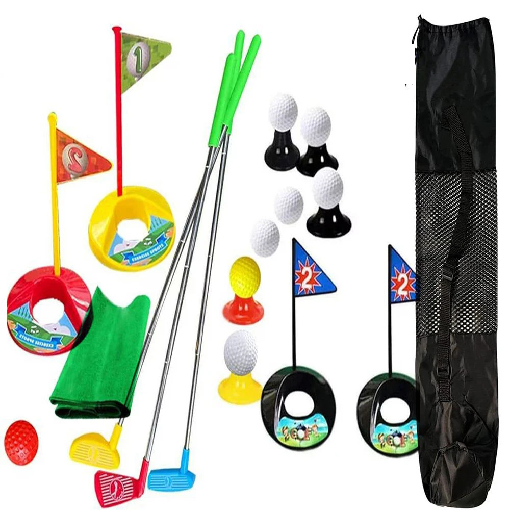 Golf Toy 777-528A Enhanced Set Golf Club Flag Practice Color Ball Sports 26PCS Indoor and Outdoor Gaming Golf Retractable Golf C
Golf Toy 777-528A Enhanced Set Golf Club Flag Practice Color Ball Sports 26PCS Indoor and Outdoor Gaming Golf Retractable Golf C