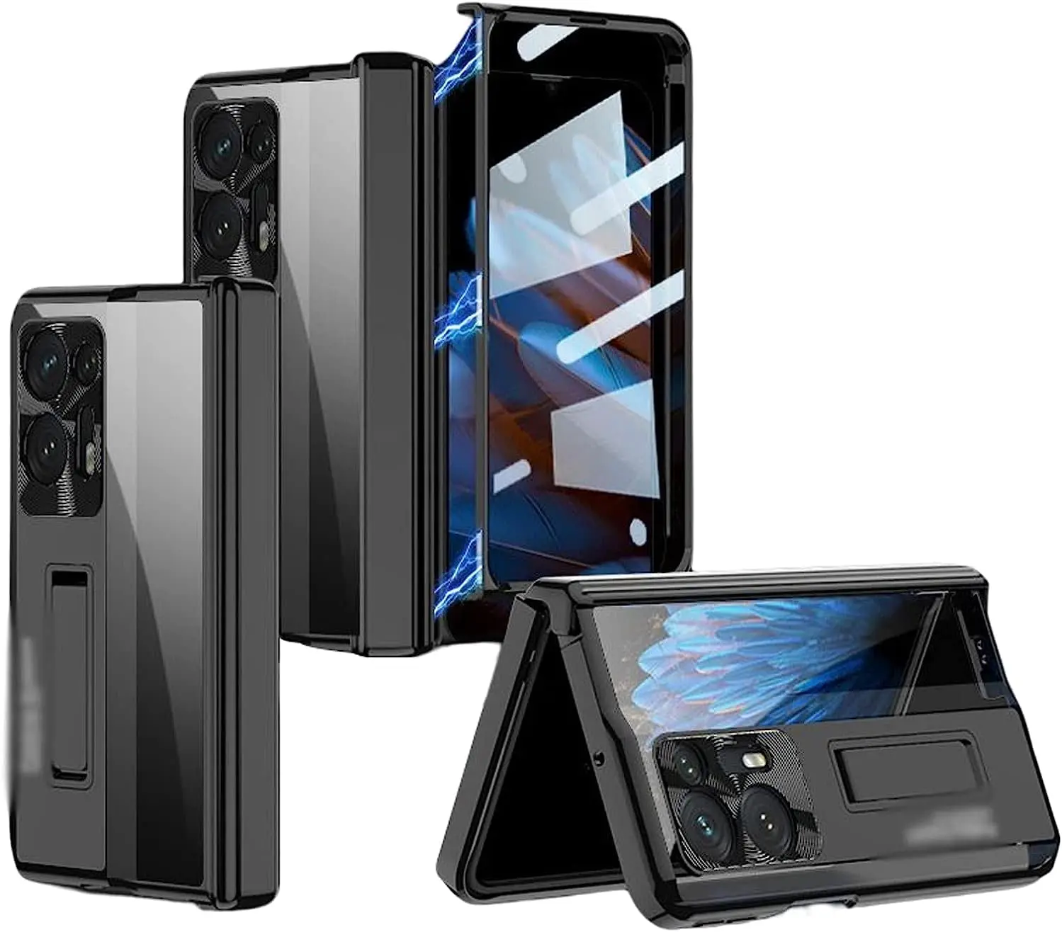 Чехол для Oppo Find N2, защита магнитных петель, Жесткий ПК, телефон с защитой экрана и подставкой, полноразмерный, противоударный
Чехол для Oppo Find N2, защита магнитных петель, Жесткий ПК, телефон с защитой экрана и подставкой, полноразмерный, противоударный