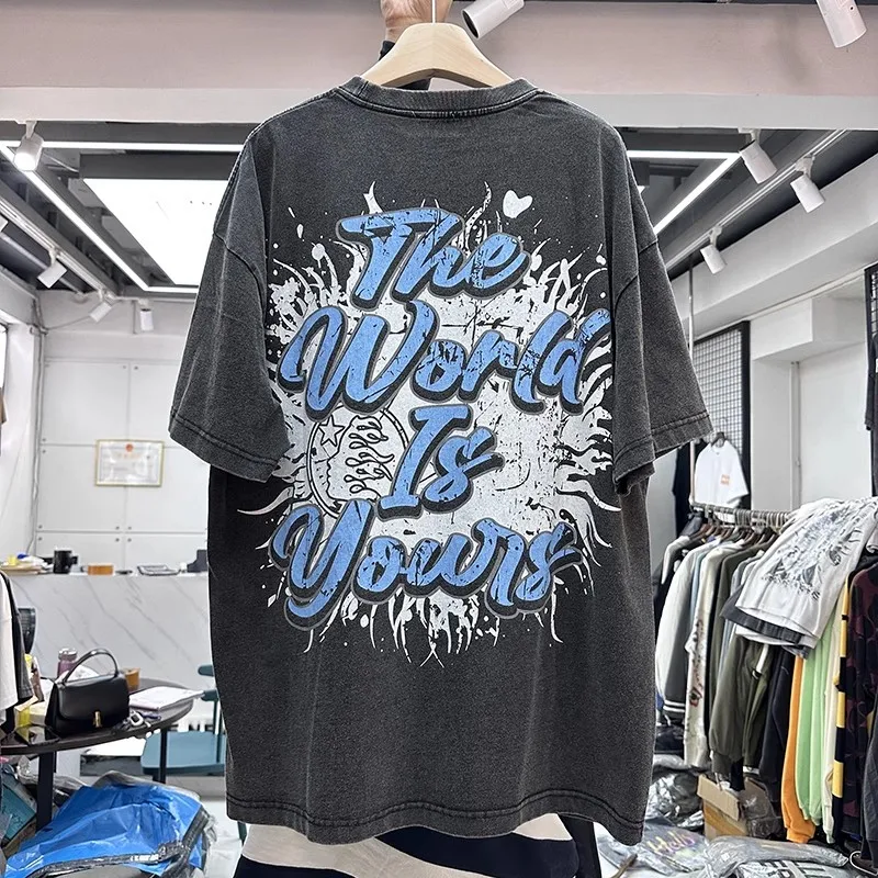 Top Version Vintage Washed Hellstar T-shirt Men Women Puff Print Tee Tops Mon Compte
Top Version Vintage Washed Hellstar T-shirt Men Women Puff Print Tee Tops Mon Compte