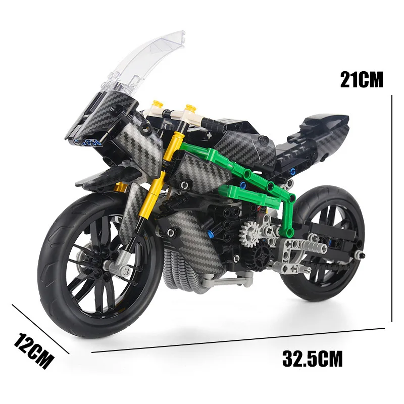 Mould King Yustar 23002 Programming Block H2R Motorcycle Compatible Puzzle Insertion Model
Mould King Yustar 23002 Programming Block H2R Motorcycle Compatible Puzzle Insertion Model