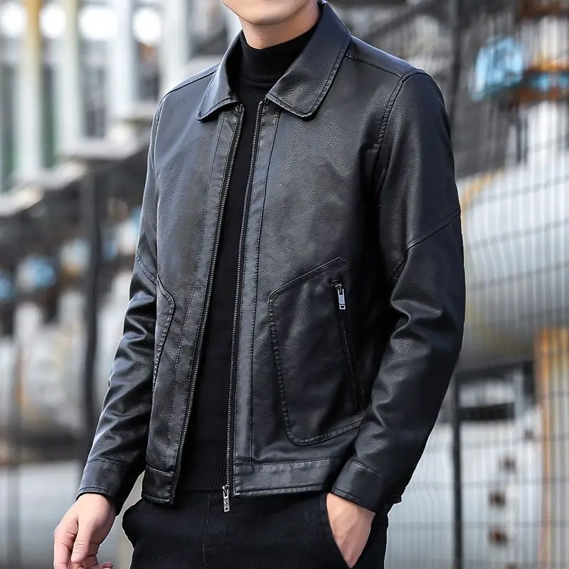 Men Classical Motocycle Biker Streetwear Jacket Winter Solid Vintage PU Leather Jacket Motor Autumn Zipper Jacket Male Coat H39
Men Classical Motocycle Biker Streetwear Jacket Winter Solid Vintage PU Leather Jacket Motor Autumn Zipper Jacket Male Coat H39