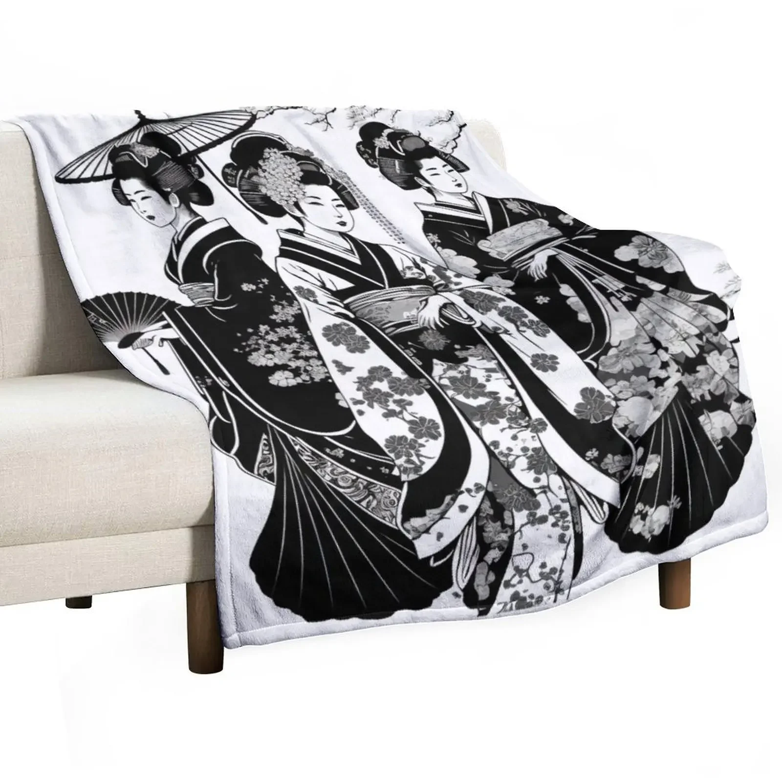 Beautiful Geisha in Black and White Throw Blanket Blankets For Bed Beautifuls Blankets
Beautiful Geisha in Black and White Throw Blanket Blankets For Bed Beautifuls Blankets