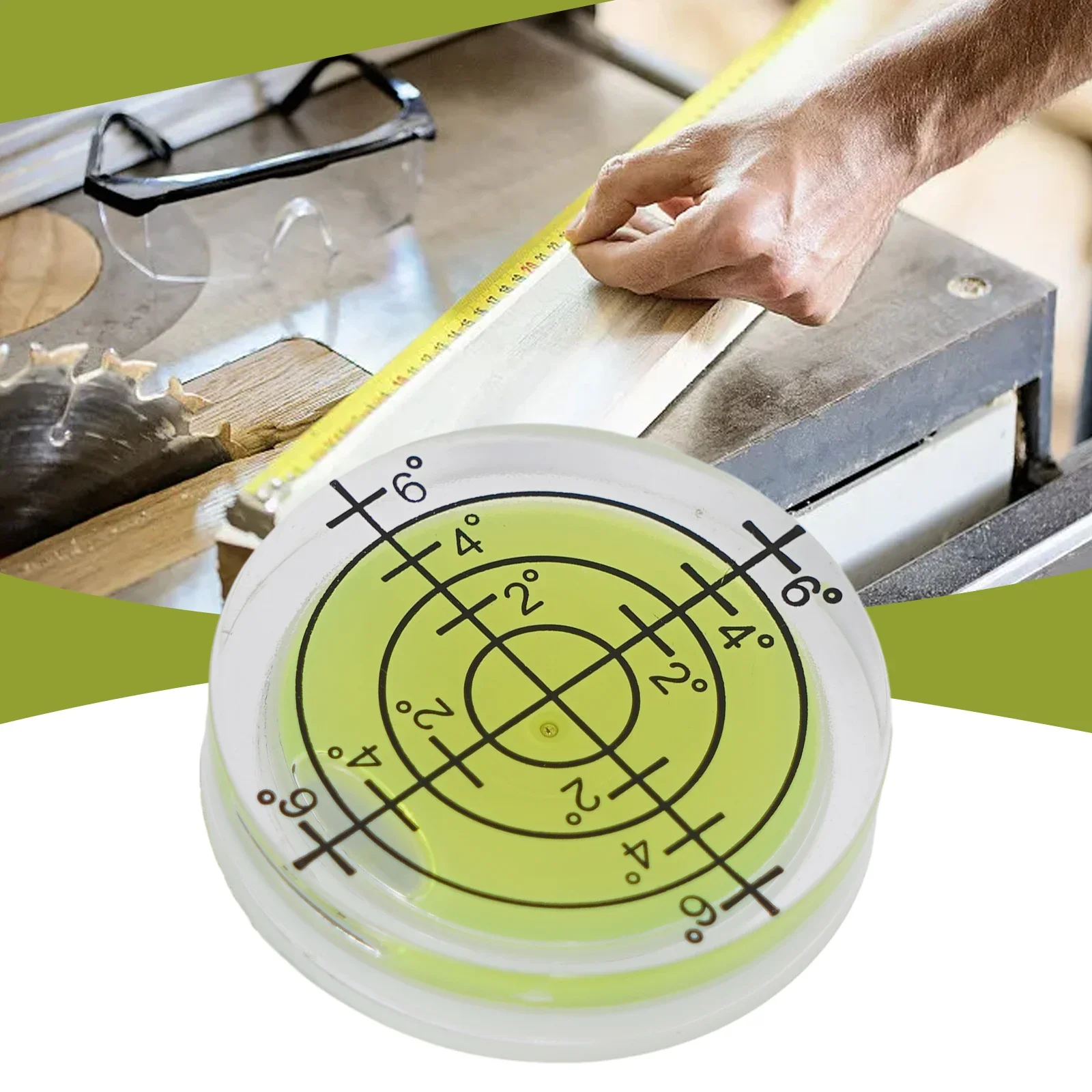 1Pc 32mm For Spirit Bubble Degree Mark Level Round Circular Measuring Meter Plastic Directional Leveling Level
1Pc 32mm For Spirit Bubble Degree Mark Level Round Circular Measuring Meter Plastic Directional Leveling Level