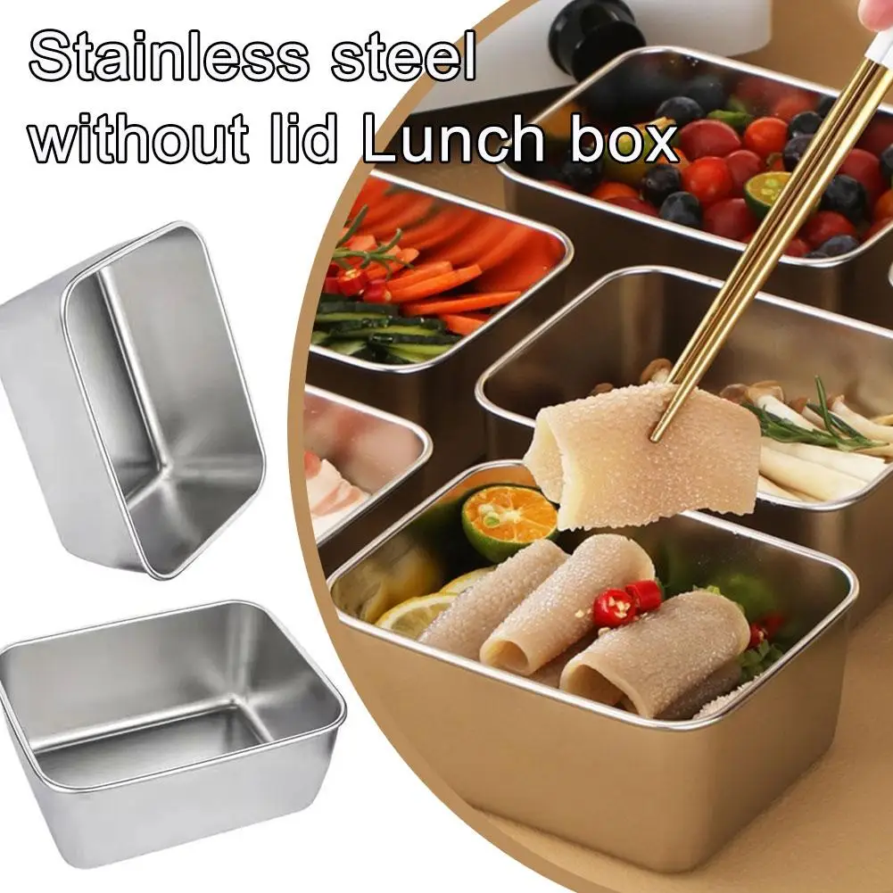 Stainless Steel Fresh Keeping Metal Box Large Capacity Lid Refrigerator Container Food Boxs Box Bento with Lunch Sealed Sto D8Y1
Stainless Steel Fresh Keeping Metal Box Large Capacity Lid Refrigerator Container Food Boxs Box Bento with Lunch Sealed Sto D8Y1