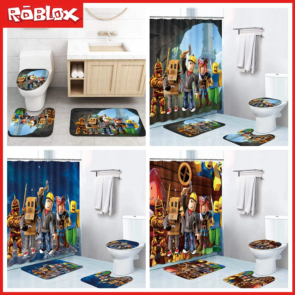 2023 Roblox 4-Pcs Cartoon Printing Shower Curtain Waterproof Shower Curtain Carpet Anti Slip Cushion Toilet Cushion Floor Mat
2023 Roblox 4-Pcs Cartoon Printing Shower Curtain Waterproof Shower Curtain Carpet Anti Slip Cushion Toilet Cushion Floor Mat