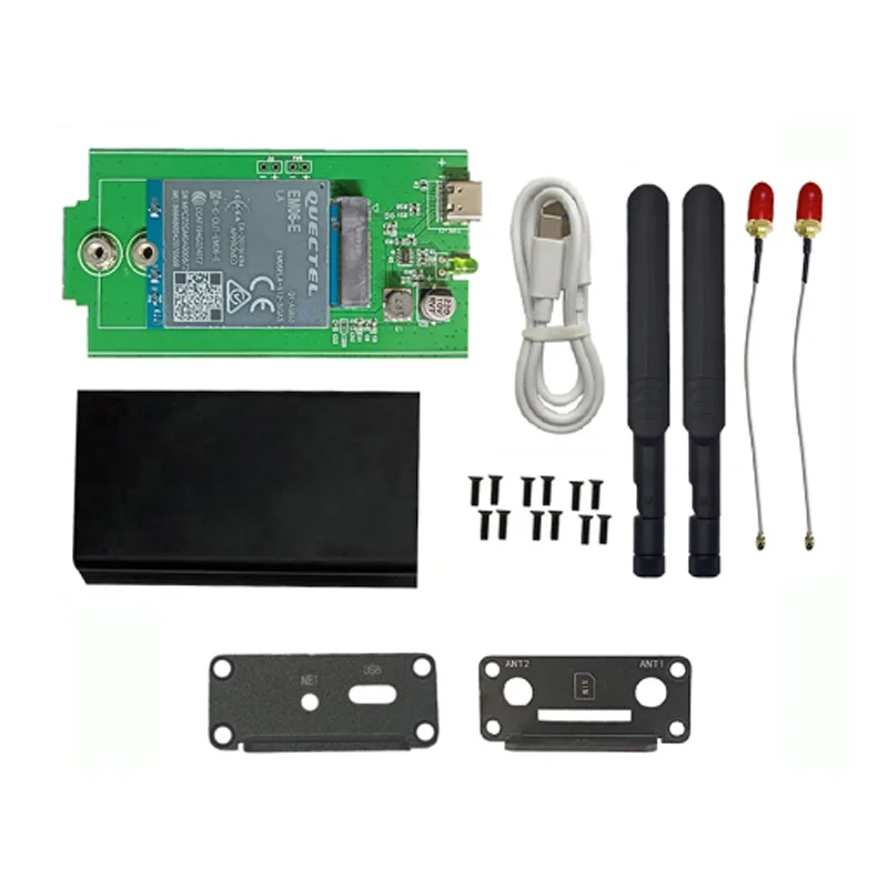 Quectel EM06-E EM06ELA-512-SGAS 4G LTE-A Cat6 Module + M.2 to Type C Development Adapter Board + Shell Case
Quectel EM06-E EM06ELA-512-SGAS 4G LTE-A Cat6 Module + M.2 to Type C Development Adapter Board + Shell Case
