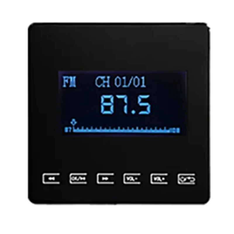86 Bluetooth Mini Home Background Music System Is Compatible With Wall Mounted Amplifier Touch Key For FM TF
86 Bluetooth Mini Home Background Music System Is Compatible With Wall Mounted Amplifier Touch Key For FM TF