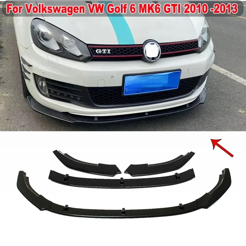 Front Bumper Lip Spoiler Splitter Diffuser Body Kit Guards For Volkswagen VW Golf 6 MK6 GTI 2010 2011 2012 2013 Car Accessories
Front Bumper Lip Spoiler Splitter Diffuser Body Kit Guards For Volkswagen VW Golf 6 MK6 GTI 2010 2011 2012 2013 Car Accessories