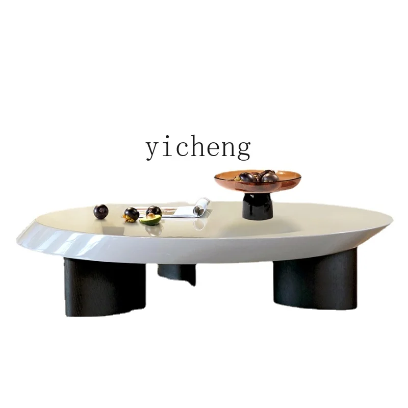 Xl Coffee Table Light Luxury Modern Simple Gray Paint Shaped round High-Grade Coffee Table
Xl Coffee Table Light Luxury Modern Simple Gray Paint Shaped round High-Grade Coffee Table