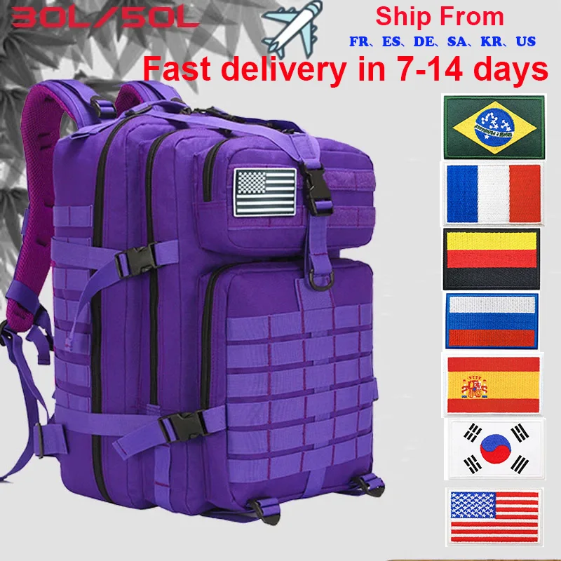 OULYLAN Tactical Backpack 30L/50L Outdoor Knapsack Camping Hunting Backpacks Nylon Waterproof Military Rucksack Fishing Bag
OULYLAN Tactical Backpack 30L/50L Outdoor Knapsack Camping Hunting Backpacks Nylon Waterproof Military Rucksack Fishing Bag