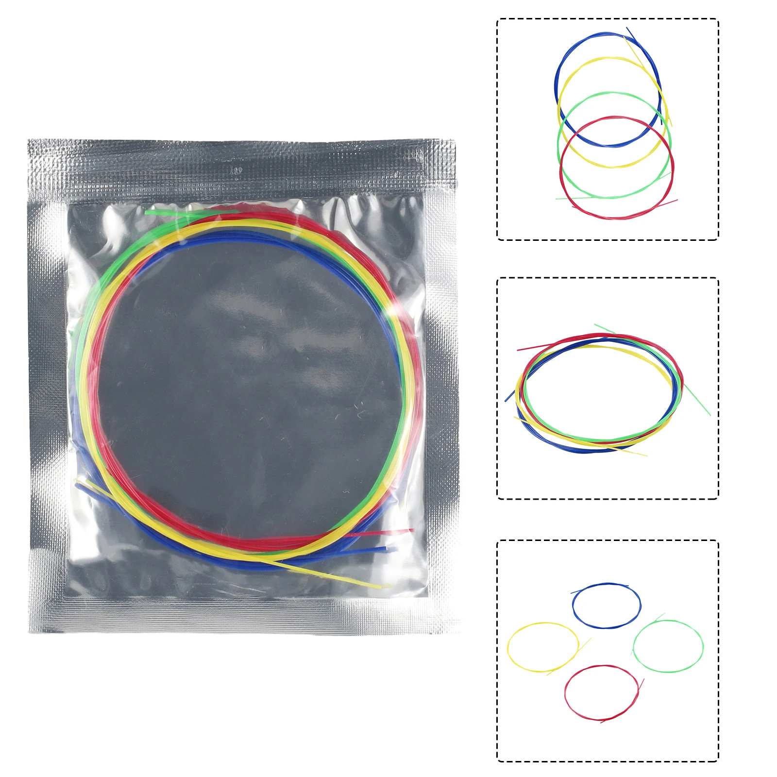 Ukulele Strings Nylon Hawaii Four Strings Guitar Ukulele 1st-4th Strings 4 Pcs/Set Stonego Musical Instrument Accessories
Ukulele Strings Nylon Hawaii Four Strings Guitar Ukulele 1st-4th Strings 4 Pcs/Set Stonego Musical Instrument Accessories