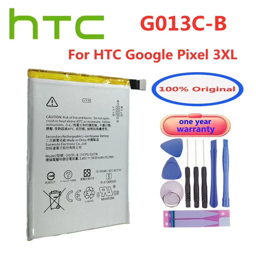 Оригинальный аккумулятор 3430 мАч для HTC Google PIXEL 3 XL 3XL Pixel3 XL G013C-B, Сменный аккумулятор для телефона, быстрая доставка
Оригинальный аккумулятор 3430 мАч для HTC Google PIXEL 3 XL 3XL Pixel3 XL G013C-B, Сменный аккумулятор для телефона, быстрая доставка