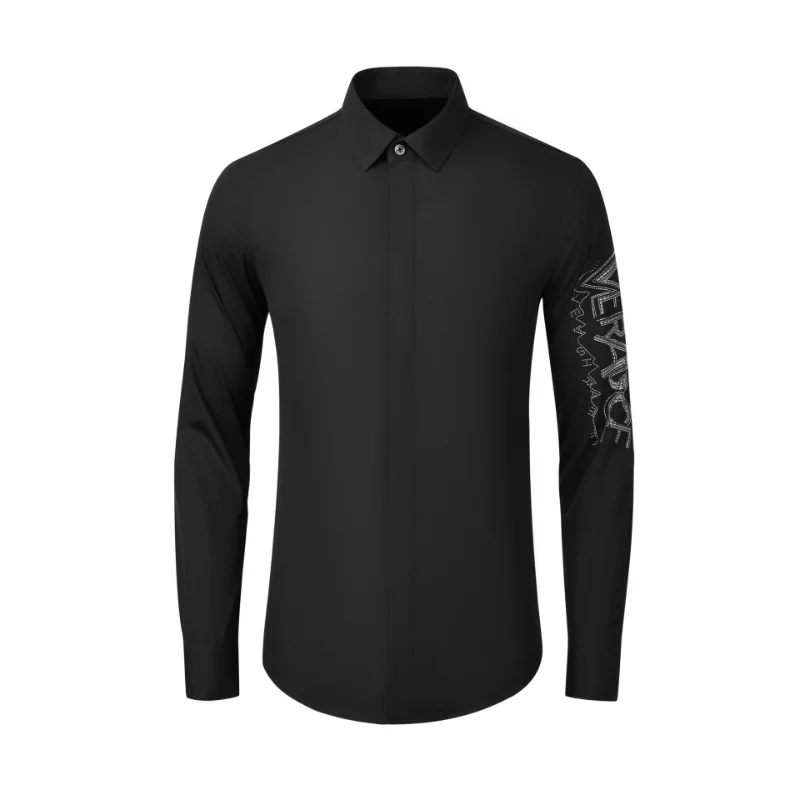 New Arrival Letter Diamond Logo Gray Tone Pattern Printing Men Fashion long sleeve Shirt Cotton Comfortable Breathable Size 4XL
New Arrival Letter Diamond Logo Gray Tone Pattern Printing Men Fashion long sleeve Shirt Cotton Comfortable Breathable Size 4XL