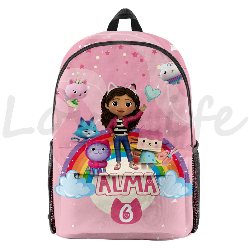 Gabby's Dollhous Backpack Girls Boys Schoolbag kids Cartoon 3D Print Gabby Cat Bookbag Mochila Kawaii Bagpack Children Backpacks
Gabby's Dollhous Backpack Girls Boys Schoolbag kids Cartoon 3D Print Gabby Cat Bookbag Mochila Kawaii Bagpack Children Backpacks