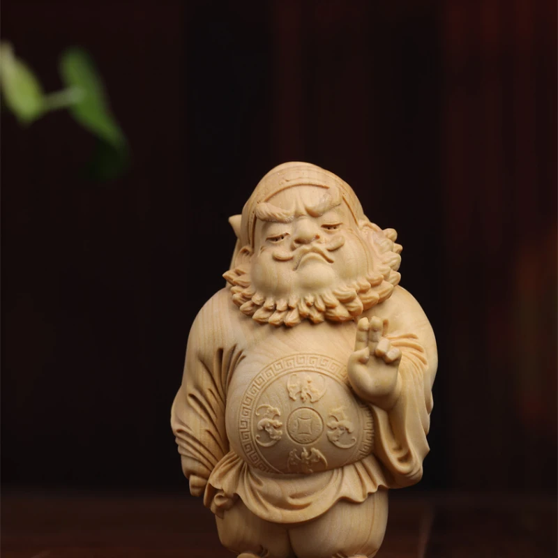 Small leaf boxwood engraving demon Zhongkui hand play piece solid wood craft demon demon removal figure decoration
Small leaf boxwood engraving demon Zhongkui hand play piece solid wood craft demon demon removal figure decoration