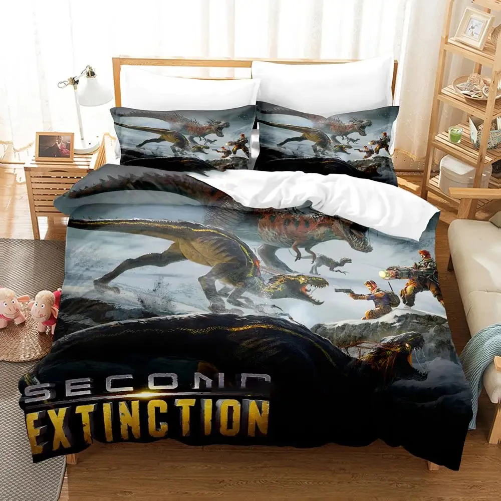 

Game Second Extinction Bedding Set Duvet Cover Bed Set Quilt Cover Pillowcase Comforter king Queen Size Boys Adult Bedding Set