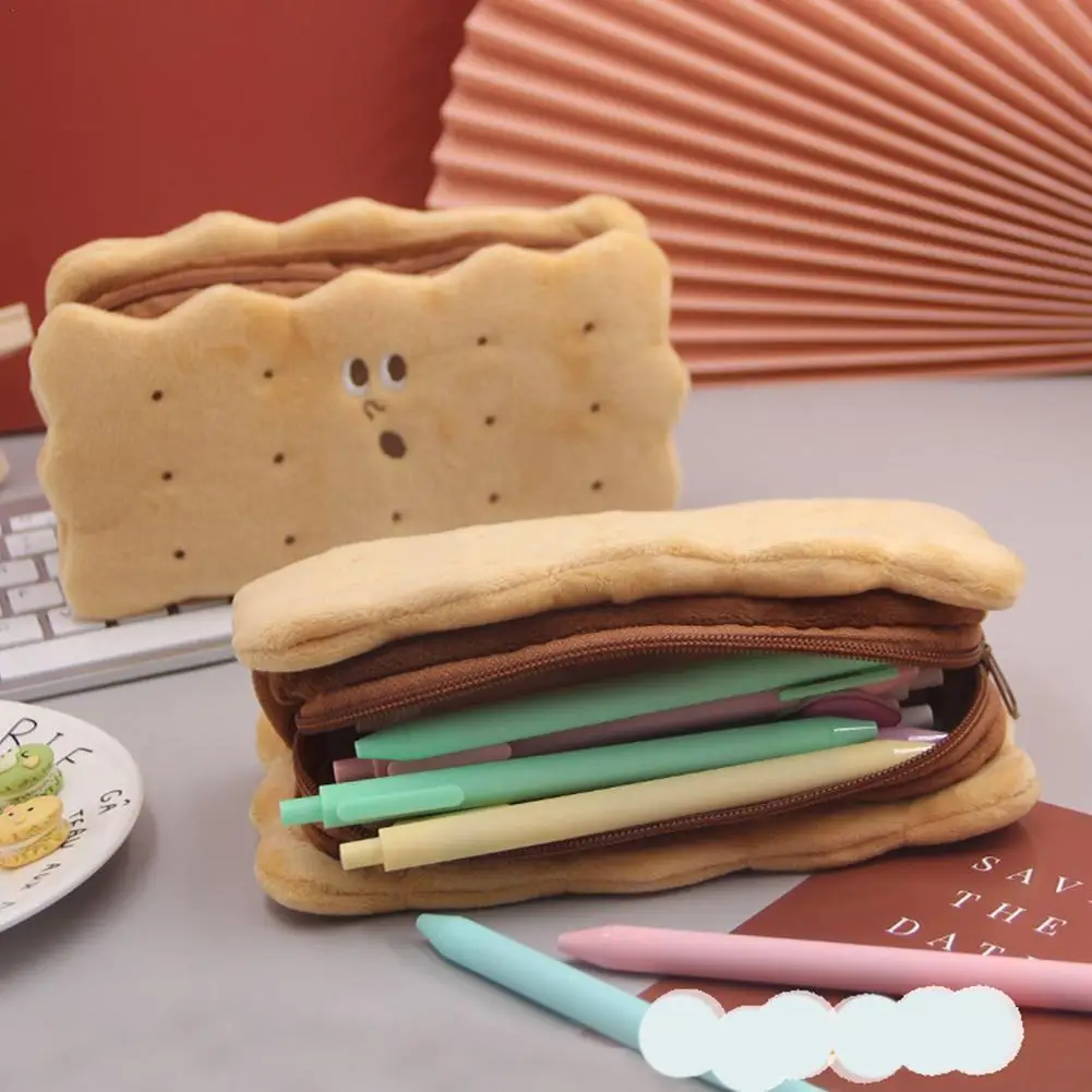 Creative Cookie Sandwich Soft Plush Pencil Case Bag Coin School Gifts Kids Stationery Kawaii Birthday Animals Cartoon Cute T7T2
Creative Cookie Sandwich Soft Plush Pencil Case Bag Coin School Gifts Kids Stationery Kawaii Birthday Animals Cartoon Cute T7T2