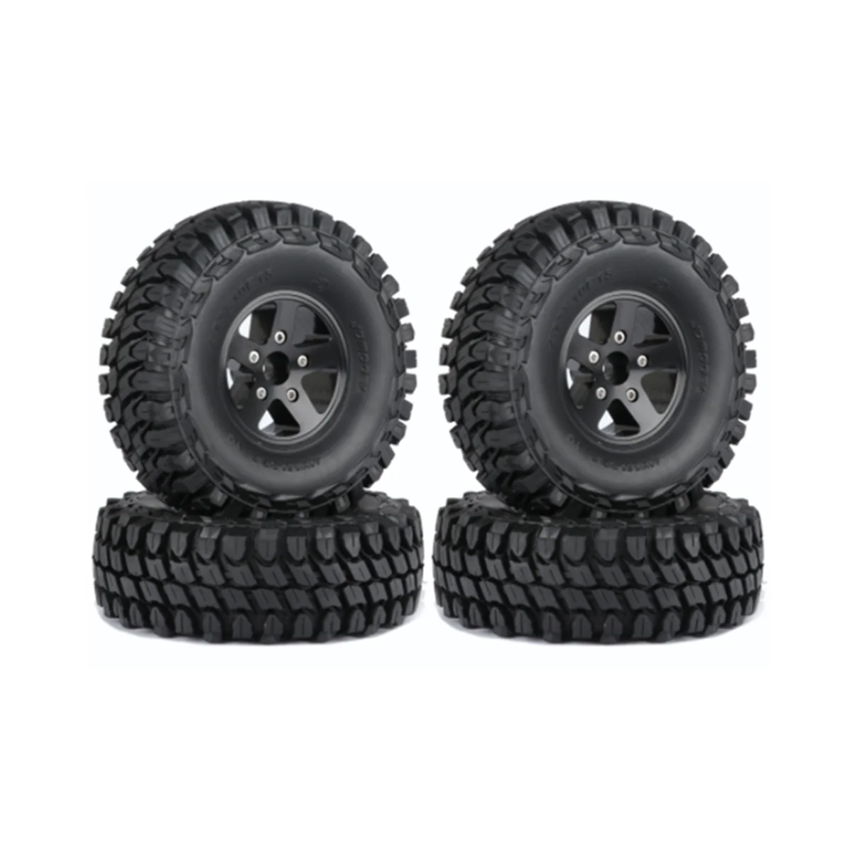 4Pcs 110mm Metal 1.9 Beadlock Wheel Rim Rubber Tire Set for 1/10 RC Crawler Car Axial SCX10 Traxxas TRX4 D90 Redcat,1
4Pcs 110mm Metal 1.9 Beadlock Wheel Rim Rubber Tire Set for 1/10 RC Crawler Car Axial SCX10 Traxxas TRX4 D90 Redcat,1