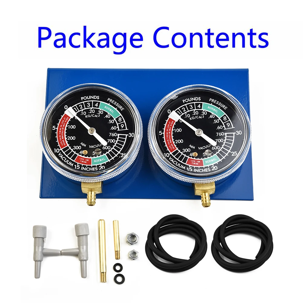1Set Motorcycle Carburetor Vacuum Gauge Balancer Synchronizer Tool W/ 7 Cm Hose Kit 15x10cm For 2-Cylinder Machines Blue+Black
1Set Motorcycle Carburetor Vacuum Gauge Balancer Synchronizer Tool W/ 7 Cm Hose Kit 15x10cm For 2-Cylinder Machines Blue+Black