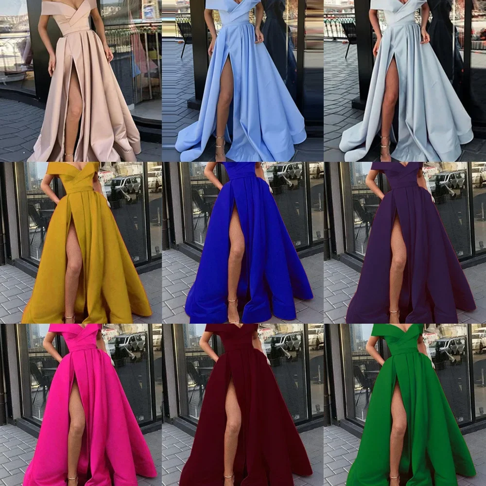 Women's dress 2024 new summer dress European and American deep V-neck multi-color dress
Women's dress 2024 new summer dress European and American deep V-neck multi-color dress